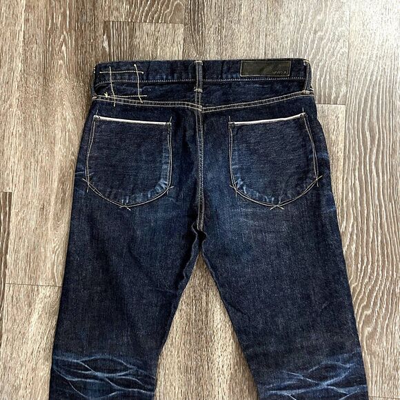 KURO Diamante Selvedge Japanese Denim Distressed Jeans Made in Japan W 30 NWOT M - Picture 1 of 14